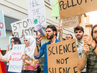 activists demonstrating against global warming 2025 03 14 15 09 15 utc