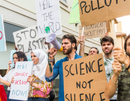 activists demonstrating against global warming 2025 03 14 15 09 15 utc