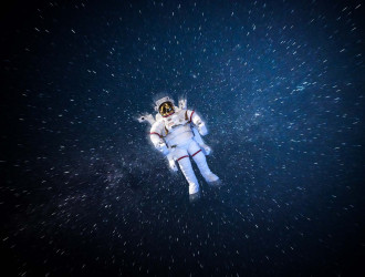 astronaut spaceman in outer space in full spacesui 2025 02 22 05 28 46 utc