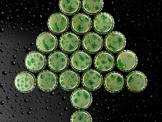 christmas tree made from bottle caps 2024 12 07 17 57 45 utc