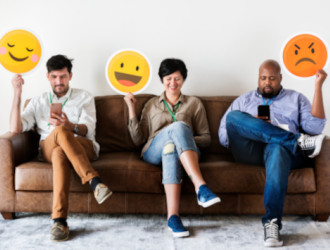 diverse people sitting and holding emojis logos 2025 02 10 03 54 06 utc2