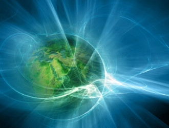 futuristic fractal and earth design GJqB2mdO