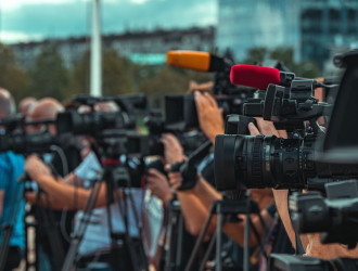 group of cameras at an outdoor event 2024 10 21 18 18 12 utc