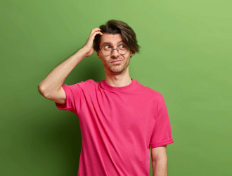 horizontal shot of thoughtful handsome young europ 2025 01 24 02 28 09 utc