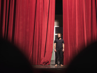 barefoot actor standing on theatre stage 2023 11 27 05 11 07 utc2
