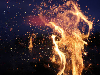 closeup shot of flames of a bonfire in the darknes 2025 02 12 00 02 07 utc v2