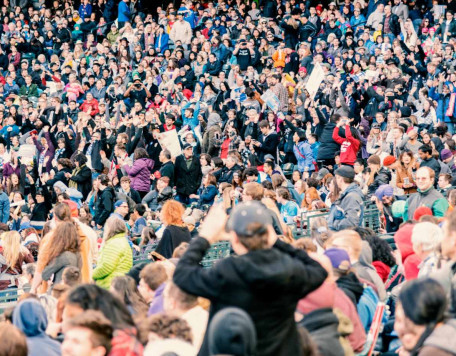 people filled stadium seats cheering 2025 01 09 15 26 59 utc
